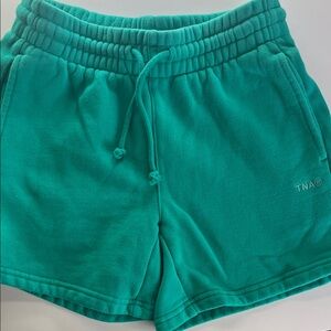 TNA Women's Vibrant Green Athletic Shorts